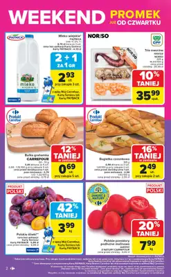 Carrefour Market - gazetka promocyjna Gazetka Weekend promek już od czwartku od czwartku 02.10 do soboty 04.10 - strona 2