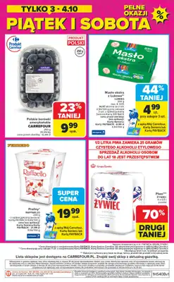 Carrefour Market - gazetka promocyjna Gazetka Weekend promek już od czwartku od czwartku 02.10 do soboty 04.10 - strona 8