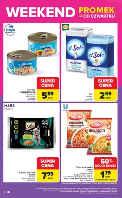 Carrefour Market - gazetka promocyjna Gazetka Weekend promek już od czwartku od czwartku 02.10 do soboty 04.10 - strona 4