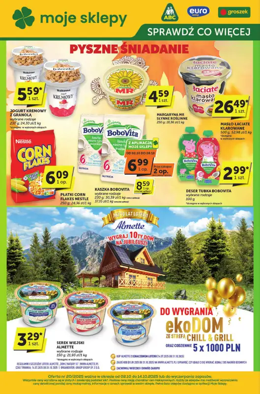 Groszek - gazetka promocyjna Sprawdź, co więcej  do wtorku 14.10