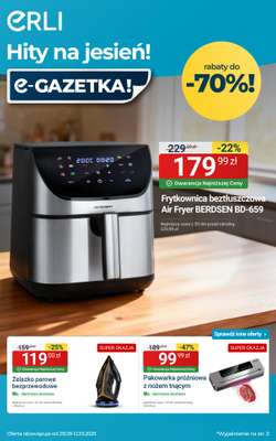 Erli - gazetka promocyjna Małe AGD i Elektronika – taniej! od wtorku 30.09 do niedzieli 12.10