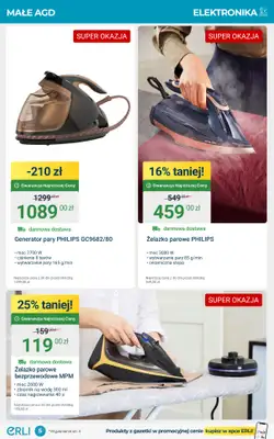 Erli - gazetka promocyjna Małe AGD i Elektronika – taniej! od wtorku 30.09 do niedzieli 12.10 - strona 5 Erli - gazetka promocyjna Małe AGD i Elektronika – taniej! od wtorku 30.09 do niedzieli 12.10 - strona 5