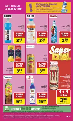 Carrefour Market - gazetka promocyjna Gazetka Carrefour Market od poniedziałku od poniedziałku 29.09 do soboty 04.10 - strona 45