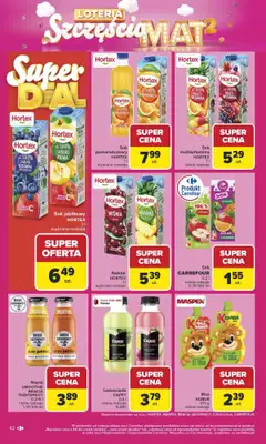 Carrefour Market - gazetka promocyjna Gazetka Carrefour Market od poniedziałku od poniedziałku 29.09 do soboty 04.10 - strona 42