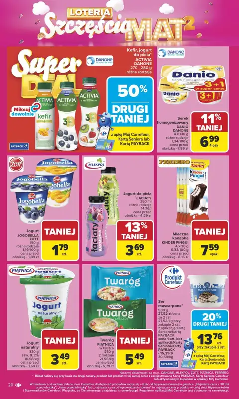 Carrefour Market - gazetka promocyjna Gazetka Carrefour Market od poniedziałku od poniedziałku 29.09 do soboty 04.10 - strona 20