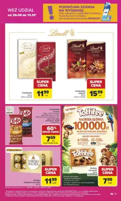 Carrefour Market - gazetka promocyjna Gazetka Carrefour Market od poniedziałku od poniedziałku 29.09 do soboty 04.10 - strona 29