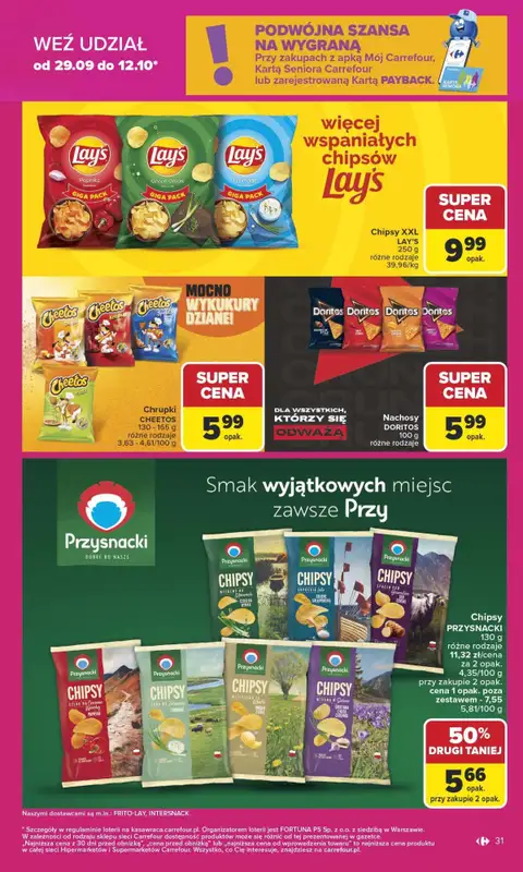 Carrefour Market - gazetka promocyjna Gazetka Carrefour Market od poniedziałku od poniedziałku 29.09 do soboty 04.10 - strona 31