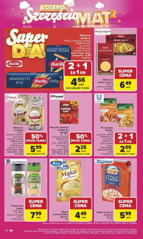 Carrefour Market - gazetka promocyjna Gazetka Carrefour Market od poniedziałku od poniedziałku 29.09 do soboty 04.10 - strona 36