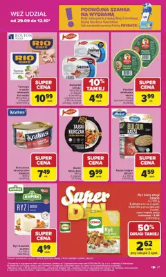 Carrefour Market - gazetka promocyjna Gazetka Carrefour Market od poniedziałku od poniedziałku 29.09 do soboty 04.10 - strona 37
