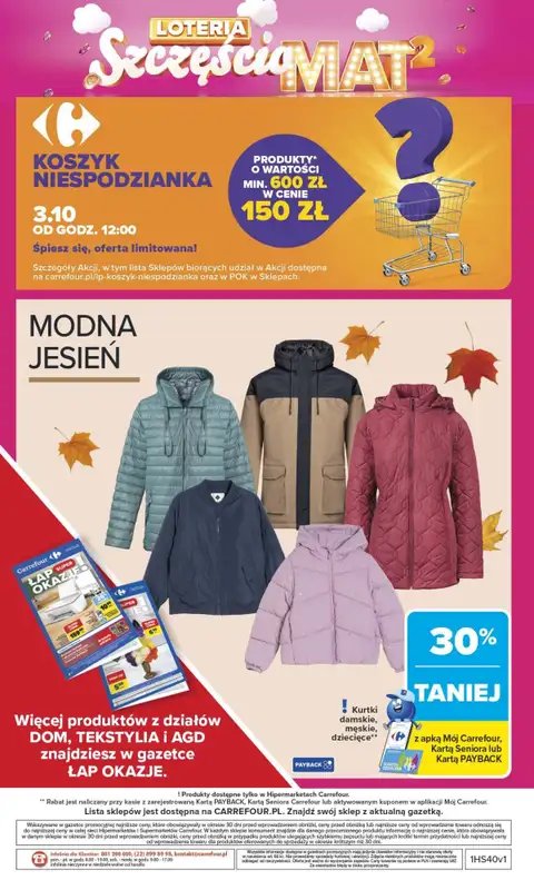 Carrefour Market - gazetka promocyjna Gazetka Carrefour Market od poniedziałku od poniedziałku 29.09 do soboty 04.10 - strona 55