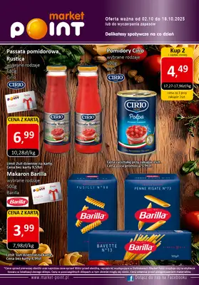 Market Point - gazetka promocyjna Gazetka od czwartku 02.10 do soboty 18.10 Market Point - gazetka promocyjna Gazetka od czwartku 02.10 do soboty 18.10