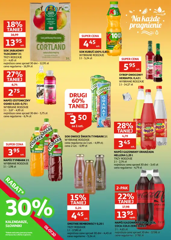 Auchan - gazetka promocyjna Gazetka Zielona Góra I Jesienne zbiory najlepszych promocji od środy 01.10 do wtorku 07.10 - strona 14