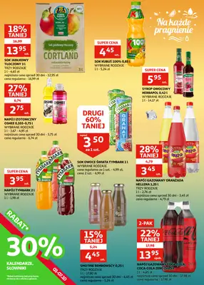 Auchan - gazetka promocyjna Gazetka Zielona Góra I Jesienne zbiory najlepszych promocji od środy 01.10 do wtorku 07.10 - strona 14 Auchan - gazetka promocyjna Gazetka Zielona Góra I Jesienne zbiory najlepszych promocji od środy 01.10 do wtorku 07.10 - strona 14