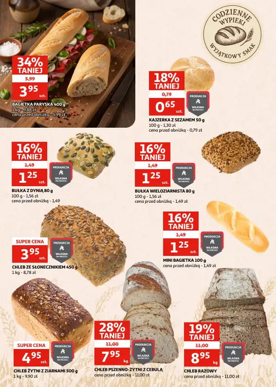 Auchan - gazetka promocyjna Gazetka Zielona Góra I Jesienne zbiory najlepszych promocji od środy 01.10 do wtorku 07.10 - strona 6