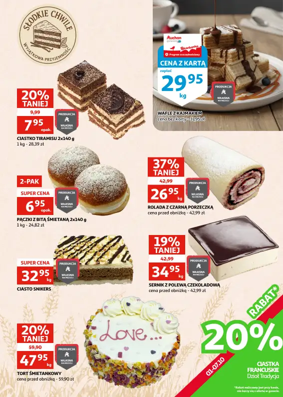 Auchan - gazetka promocyjna Gazetka Zielona Góra I Jesienne zbiory najlepszych promocji od środy 01.10 do wtorku 07.10 - strona 7