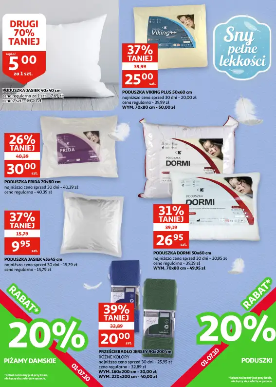 Auchan - gazetka promocyjna Gazetka Zielona Góra I Jesienne zbiory najlepszych promocji od środy 01.10 do wtorku 07.10 - strona 20