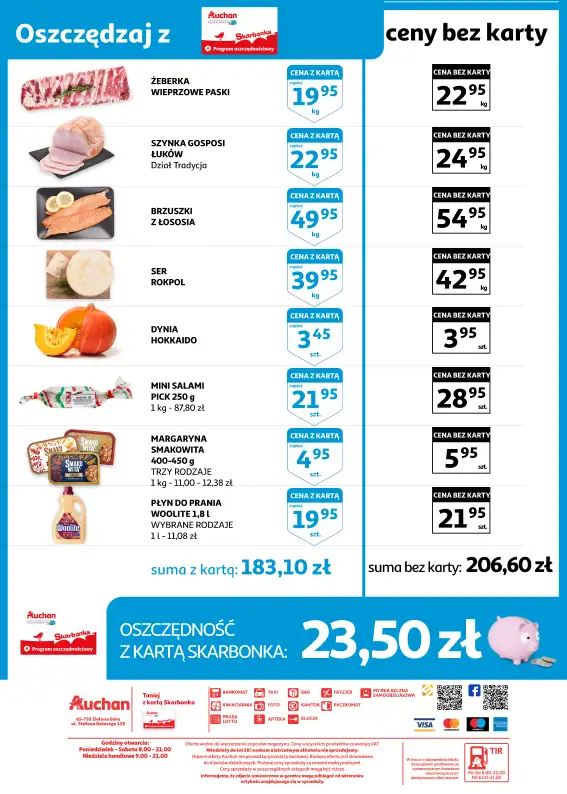 Auchan - gazetka promocyjna Gazetka Zielona Góra I Jesienne zbiory najlepszych promocji od środy 01.10 do wtorku 07.10 - strona 22