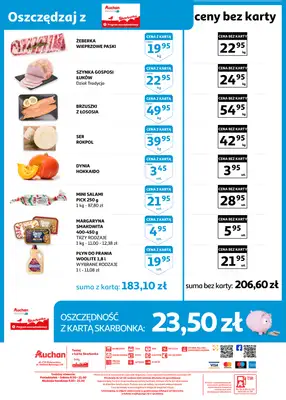 Auchan - gazetka promocyjna Gazetka Zielona Góra I Jesienne zbiory najlepszych promocji od środy 01.10 do wtorku 07.10 - strona 22 Auchan - gazetka promocyjna Gazetka Zielona Góra I Jesienne zbiory najlepszych promocji od środy 01.10 do wtorku 07.10 - strona 22