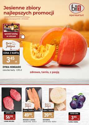 bi1 - gazetka promocyjna Gazetka Legnica, Wałbrzych I Jesienne zbiory najlepszych promocji od środy 01.10 do wtorku 07.10