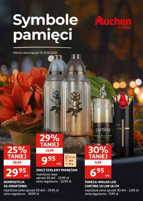 Auchan - gazetka promocyjna Gazetka Racibórz I Symbole pamięci od środy 01.10 do piątku 31.10