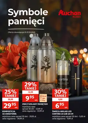 Auchan - gazetka promocyjna Gazetka Racibórz I Symbole pamięci od środy 01.10 do piątku 31.10 Auchan - gazetka promocyjna Gazetka Racibórz I Symbole pamięci od środy 01.10 do piątku 31.10