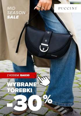 Puccini - gazetka promocyjna Dodatkowe -30% na wybrane torebki od wtorku 30.09 