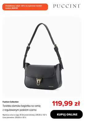 Puccini - gazetka promocyjna Dodatkowe -30% na wybrane torebki od wtorku 30.09  - strona 7