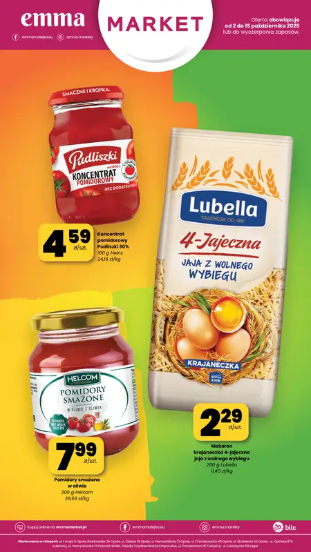 emma MARKET - gazetka promocyjna Plakaty promocyjne od czwartku 02.10 do środy 15.10 - strona 5