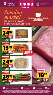 emma MARKET - gazetka promocyjna Plakat promocyjny od czwartku 09.10 do środy 15.10 emma MARKET - gazetka promocyjna Plakat promocyjny od czwartku 09.10 do środy 15.10