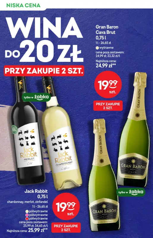 Żabka - gazetka promocyjna Katalog win od środy 01.10 do wtorku 14.10 - strona 14