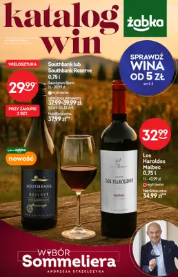 Żabka - gazetka promocyjna Katalog win od środy 01.10 do wtorku 14.10