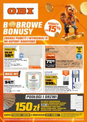 OBI - gazetka promocyjna Gazetka od środy 01.10 do wtorku 21.10