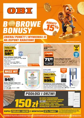 OBI - gazetka promocyjna Gazetka od środy 01.10 do wtorku 21.10