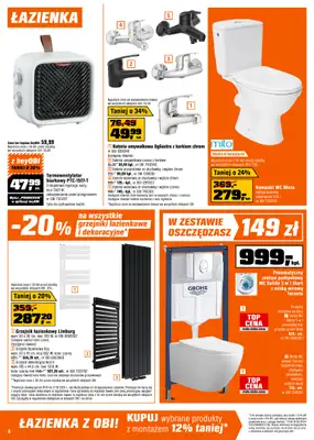 OBI - gazetka promocyjna Gazetka od środy 01.10 do wtorku 21.10 - strona 6