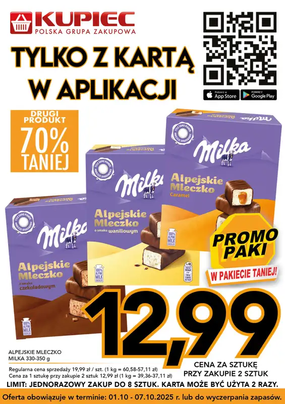 Kupiec - gazetka promocyjna Promopaki od środy 01.10 do wtorku 07.10 - strona 11
