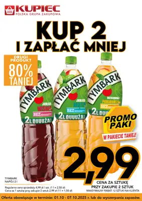 Kupiec - gazetka promocyjna Promopaki od środy 01.10 do wtorku 07.10 - strona 10