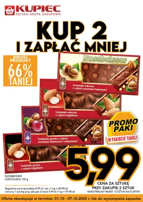 Kupiec - gazetka promocyjna Promopaki od środy 01.10 do wtorku 07.10 - strona 7