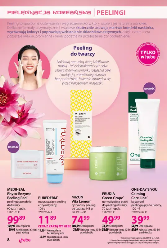 Hebe - gazetka promocyjna Korea i Japonia, rytuały piękna od środy 01.10 do piątku 31.10 - strona 8