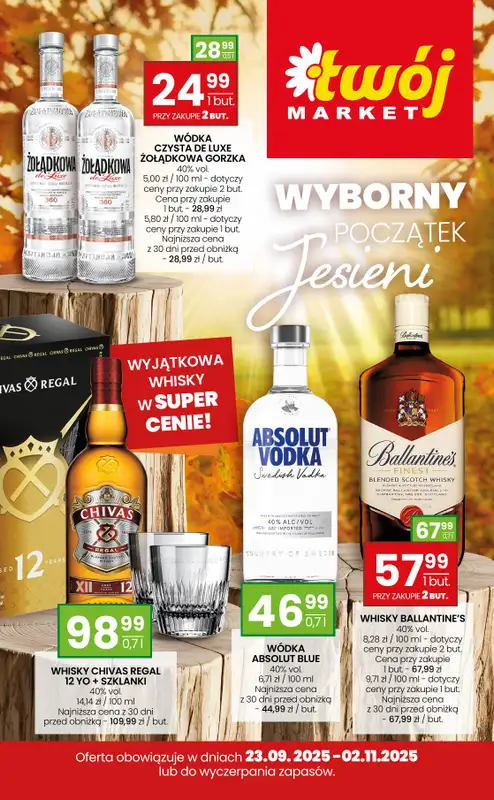 Twój Market - gazetka promocyjna Gazetka alkoholowa  