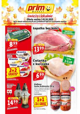 Prim Market - gazetka promocyjna Gazetka od czwartku 02.10 do środy 08.10