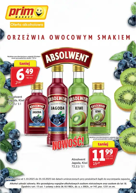 Prim Market - gazetka promocyjna Oferta alkoholowa  