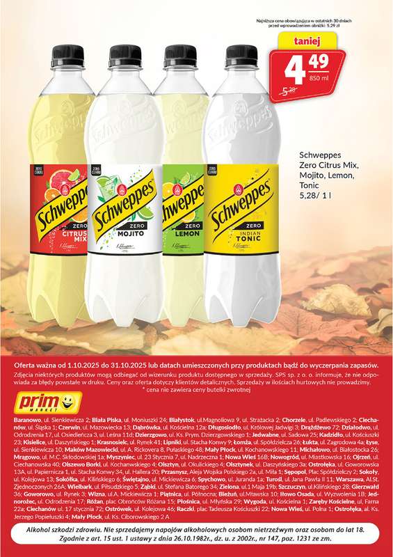 Prim Market - gazetka promocyjna Oferta alkoholowa od środy 01.10 do piątku 31.10 - strona 8