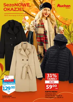 Auchan - gazetka promocyjna Gazetka Racibórz I Sezonowe okazje! od środy 01.10 do wtorku 07.10 Auchan - gazetka promocyjna Gazetka Racibórz I Sezonowe okazje! od środy 01.10 do wtorku 07.10