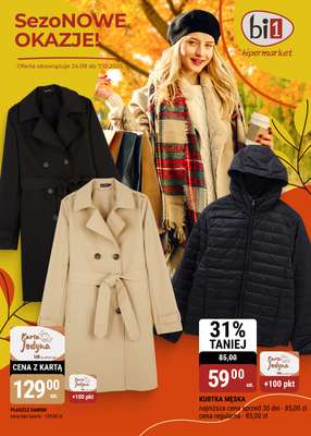 bi1 - gazetka promocyjna Sezonowe okazje! od środy 01.10 do wtorku 07.10