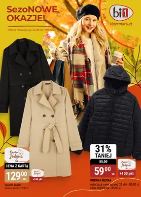 bi1 - gazetka promocyjna Sezonowe okazje! od środy 01.10 do wtorku 07.10