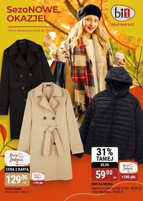 bi1 - gazetka promocyjna Sezonowe okazje! od środy 01.10 do wtorku 07.10