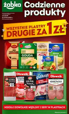 Żabka - gazetka promocyjna Gazetka Spożywcza od środy 24.09 do wtorku 07.10
