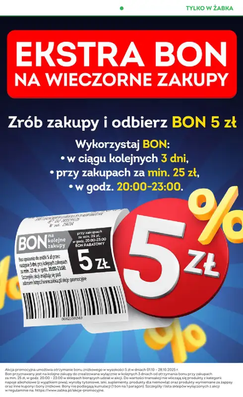 Żabka - gazetka promocyjna Gazetka Spożywcza od środy 24.09 do wtorku 07.10 - strona 15