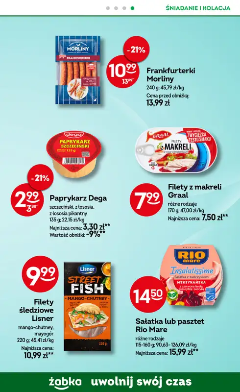 Żabka - gazetka promocyjna Gazetka Spożywcza od środy 24.09 do wtorku 07.10 - strona 13