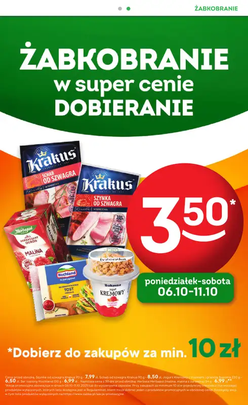 Żabka - gazetka promocyjna Gazetka Spożywcza od środy 24.09 do wtorku 07.10 - strona 2